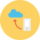 Free Mobil Cloud Daten Symbol