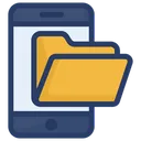Free Mobile Folder Smartphone Storage Smartphone Folder Icon