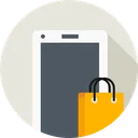 Free Mobile Carry Bag Icon