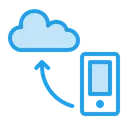 Free Mobile Cloud Data Icon