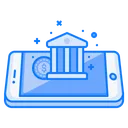 Free Mobile Concept Bank Icon