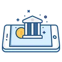 Free Mobile Concept Bank Icon