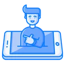 Free Mobile Concept Smile Icon