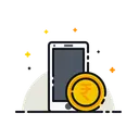 Free Mobile Money Currency Icon