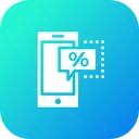 Free Mobile Profit Discount Icon