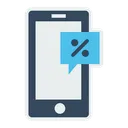 Free Mobile Profit Discount Icon