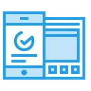 Free Mobile Window Statics Icon