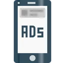 Free Mobile Ads Advertising Icon