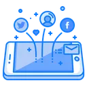 Free Mobile Marketing Mail Icon