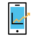 Free Mobil Marketing Wachstum Symbol