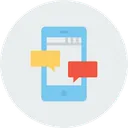 Free Mobile Message Communication Icon