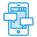 Free Mobile Message Communication Icon