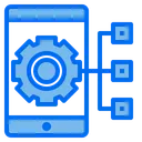Free Smartphone Gear Networking Icon