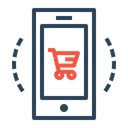 Free Mobile Sale Cart Icon