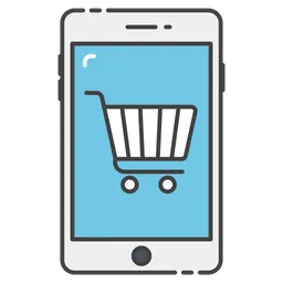 Free Mobile Shopping  Icon