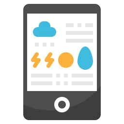 Free Mobile Weather Application  Icon