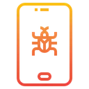 Free Virus Smartphone Fehler Symbol