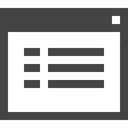 Free Modal List Icon