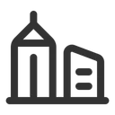 Free Modern Building Building Property Icon