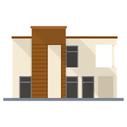 Free Modern house  Icon