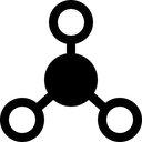 Free Molecula Ciencia Quimica Icon