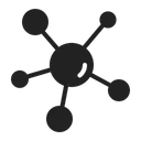 Free Molecule Atom Chemistry Icon