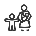 Free Mom And Baby Icon