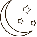 Free Mond Nacht Sterne Symbol