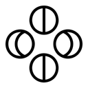 Free Mond Phase  Symbol