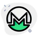 Free Monero Technology Logo Social Media Logo Icône