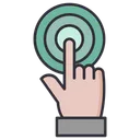 Free Monetization Pay Per Click Finger Touch Icon