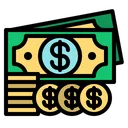 Free Money Cash Banknote Icon