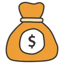 Free Money Bag  Icon