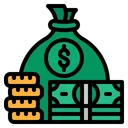 Free Money Bag Budget Cash Icon