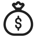 Free Bag High Contrast Icon