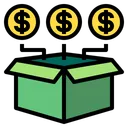 Free Box Money Finance Icon