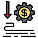 Free Money Depreciation  Icon