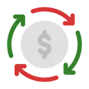 Free Money Flow Exchange Icon