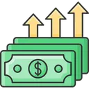 Free Money Flow Cash Flow Financial Profit Icon