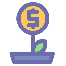 Free Money Growth  Icon