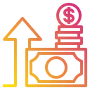 Free Growth Money Finance Icon