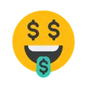 Free Money Mouth Face Emotion Emoticon Icon