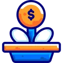 Free Growth Money Tree Icon