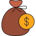 Free Money Sack Icon Icon