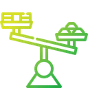 Free Money Scale Weighing Scale Balance Icon