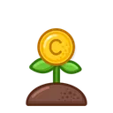 Free Money Tree Small Sprout  Icon