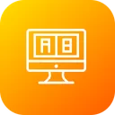 Free Monitor Anzeige Gerat Icon