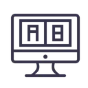 Free Monitor Anzeige Gerat Icon