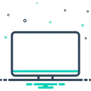 Free Monitor Programmatic Technology Icon