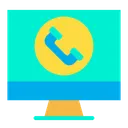 Free Monitor Llamada Llamada Web Icon